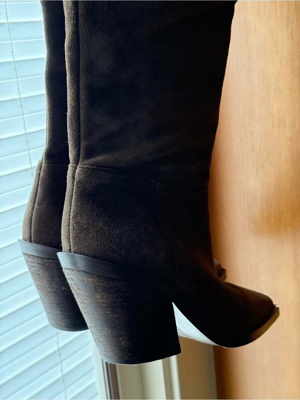 vince camuto dark brown slouchy suede boots